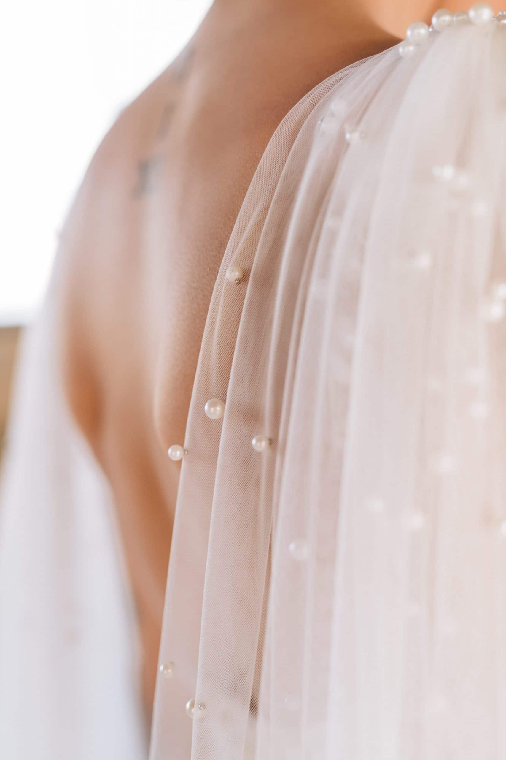 Pearl Veil  Wedding Dresses, Veils, and Capes - Grace + Ivory