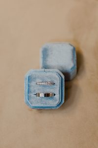 summer 2020 wedding blue velvet ring box wedding bands photography ideas