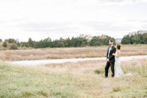 Bridal dress quick tips blog - bride and groom wedding day rustic