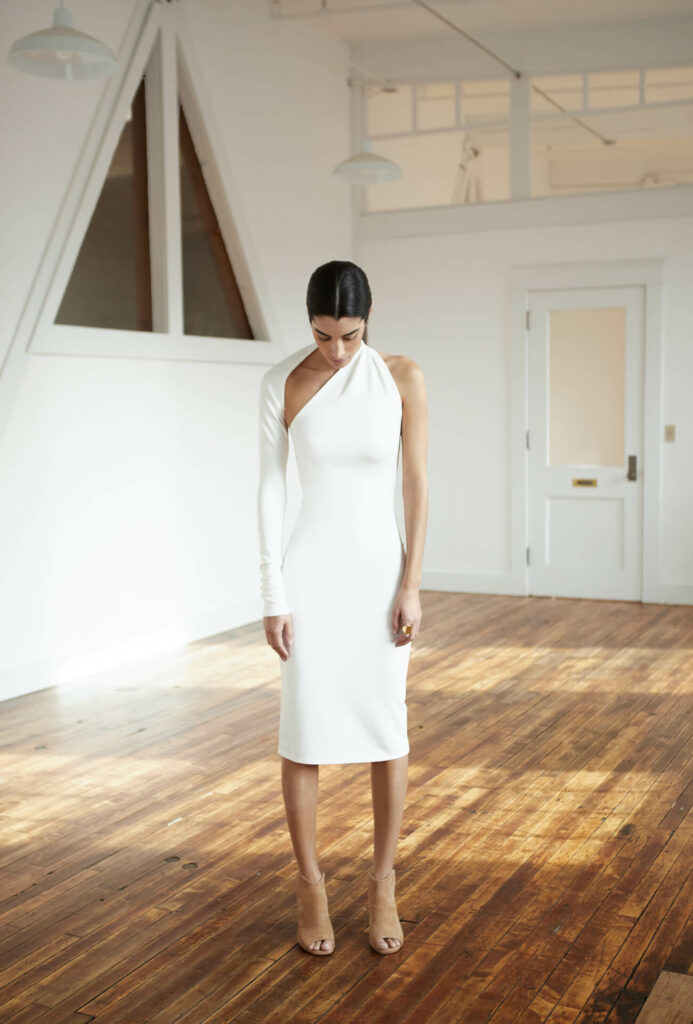 marcella new york rehearsal dinner dress