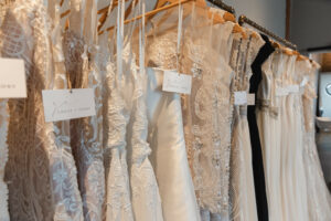 Wedding dresses on a rack grace + Ivory wedding dress shopping stress free