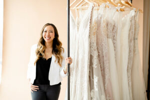 Tina Wong Grace + Ivory Wedding dress Founder