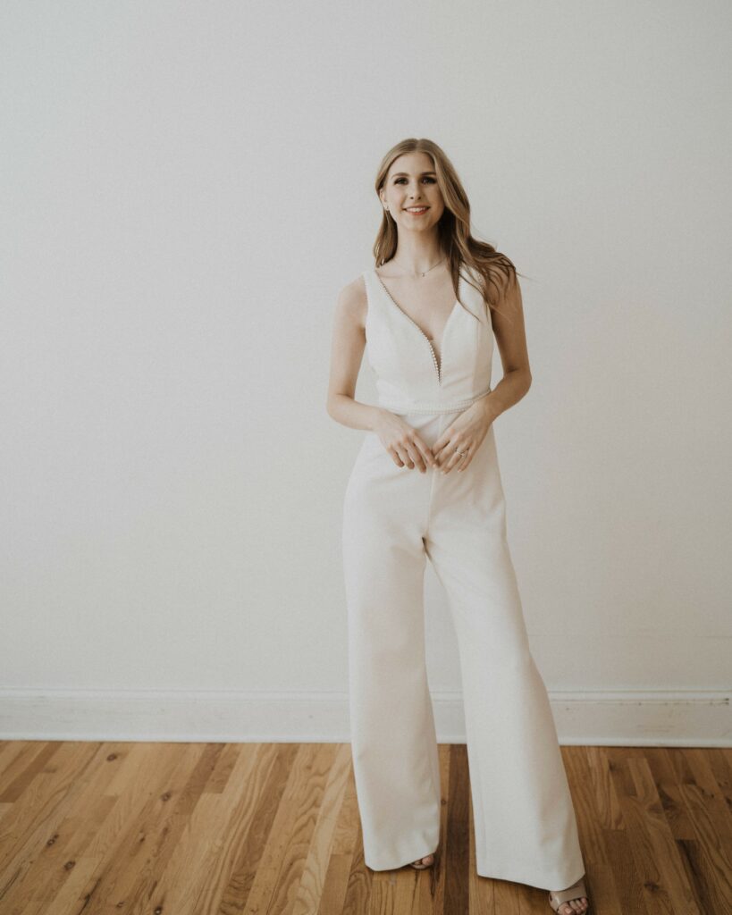 Grace + Ivory Tristen Bridal Jumpsuit