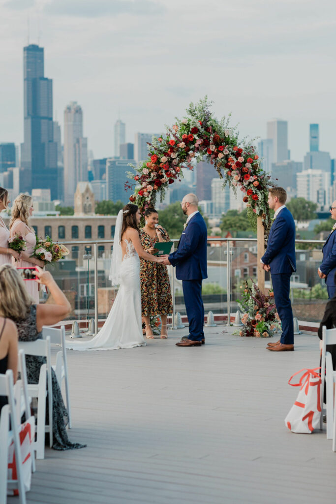 lacuna lofts Chicago loft wedding venue artsy rooftop