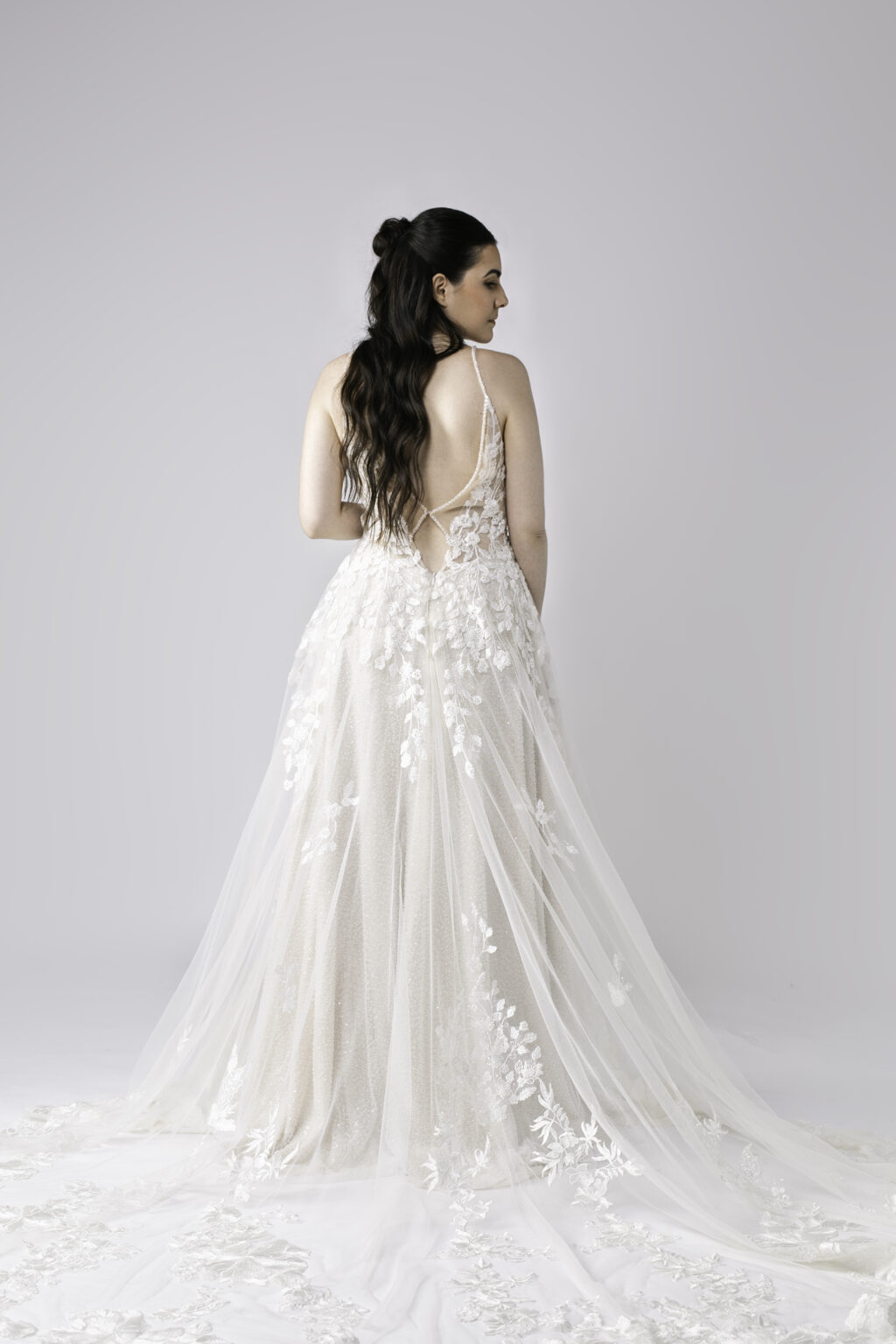 Quinn Dress | Beaded Floral Wedding Dress | Grace + Ivory