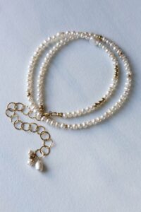 bridal bracelet necklace pearl