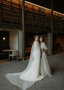 vintage-inspired bride 20's art deco bride
