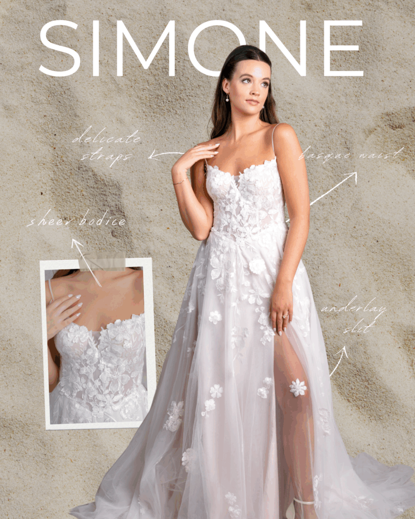 tulle beach wedding dress