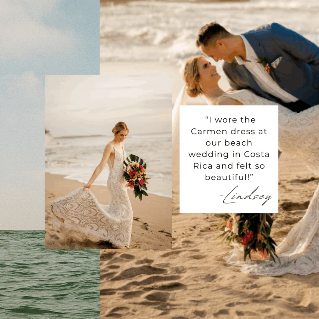 beach wedding dress styles