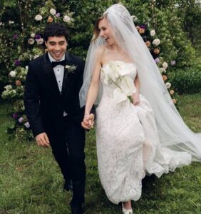 vintage lace ballgown wedding dress