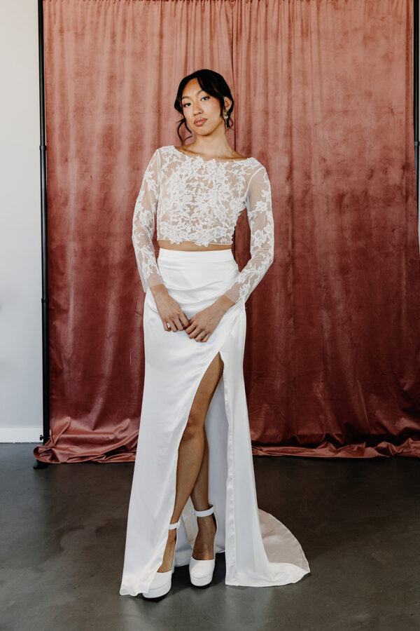 Vintage Lace Boat Neck Dress Bolero - Image 2