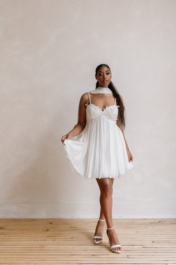 Hailee Blue Party Dress - Image 5