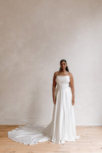 corset wedding dress full coverage