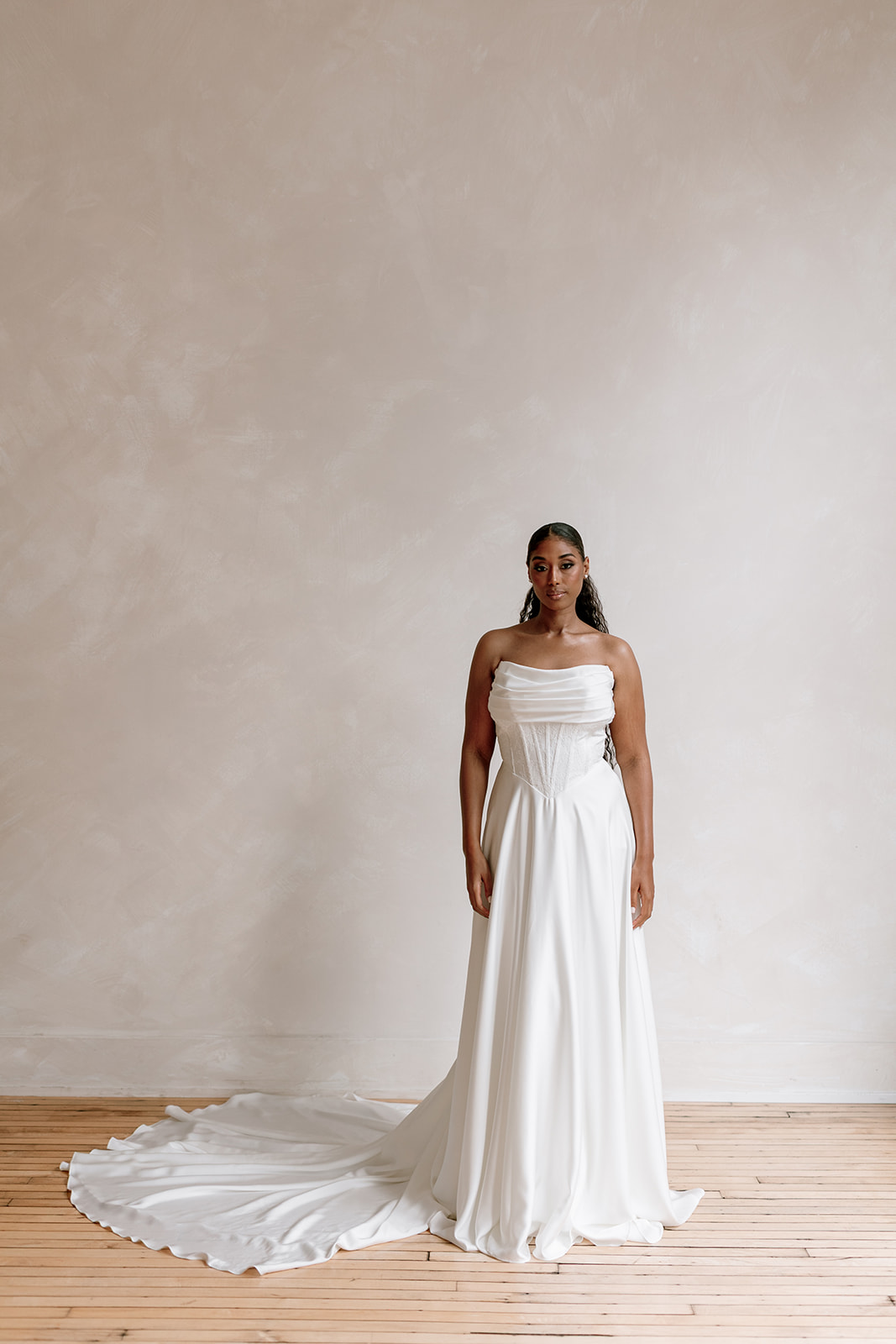 corset wedding dress full coverage