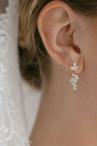 Bridal "Petals" Earrings