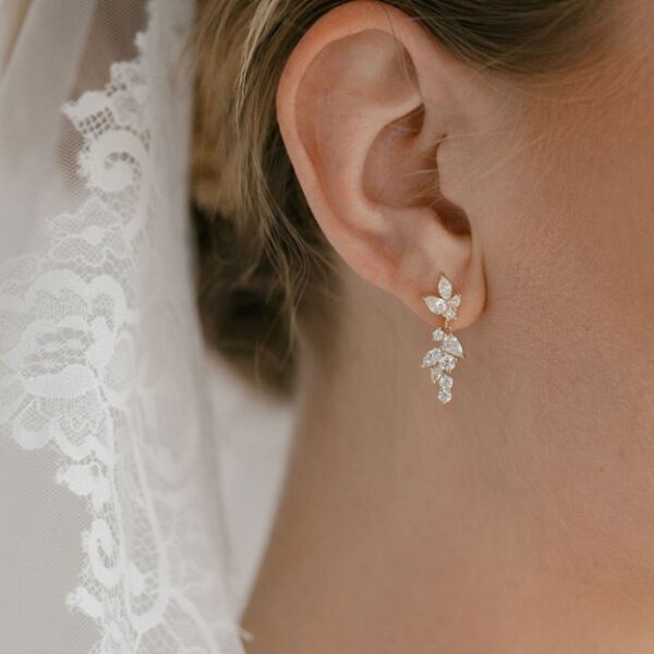 Bridal "Petals" Earrings