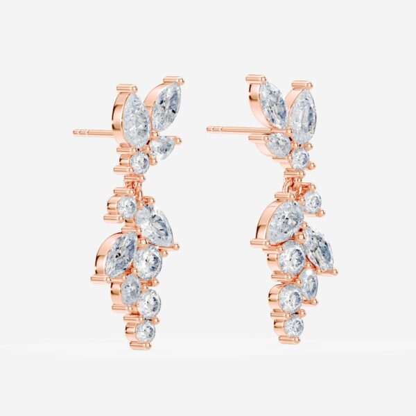 Bridal "Petals" Earrings - Image 3