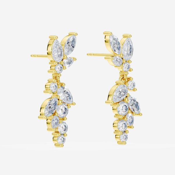 Bridal "Petals" Earrings - Image 2
