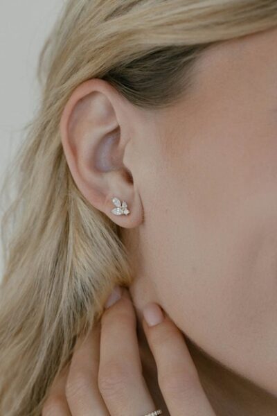 Bridal "Petals" Studs