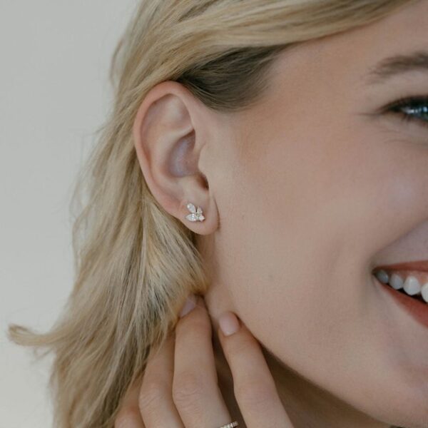 Bridal "Petals" Studs