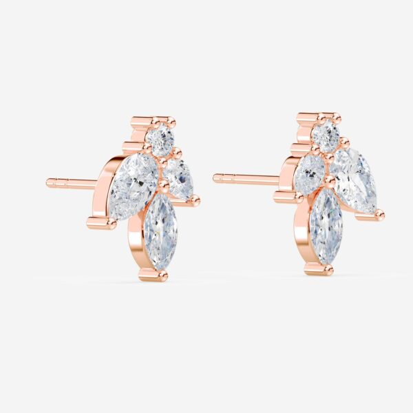 Bridal "Petals" Studs - Image 5