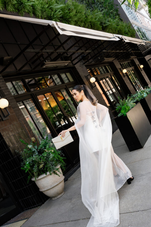 Silk Organza Cape - Image 3