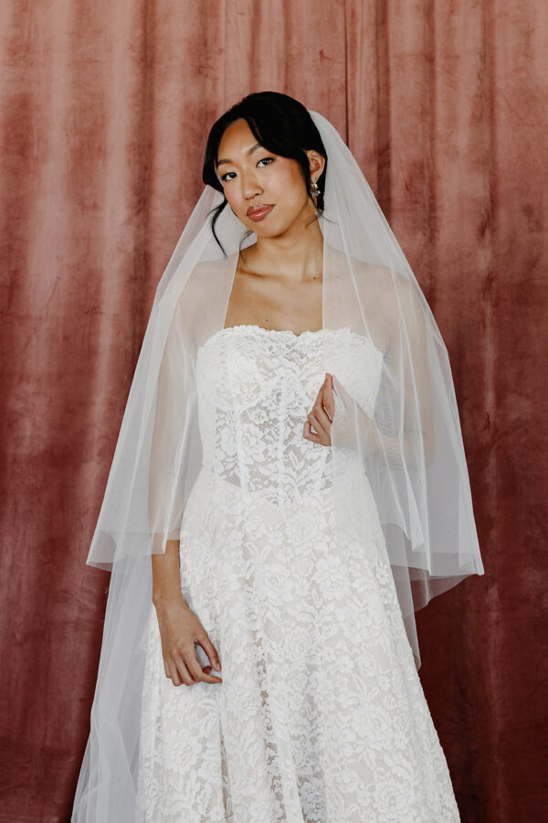 Soft Tulle Blusher Veil - Image 3