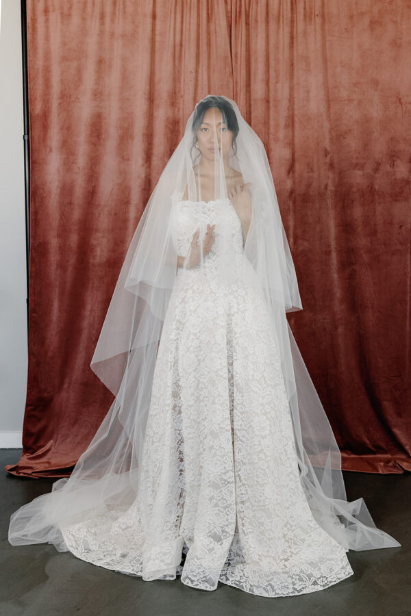 Soft Tulle Blusher Veil - Image 2