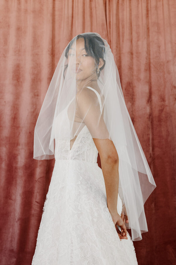 Soft Tulle Blusher Veil - Image 4