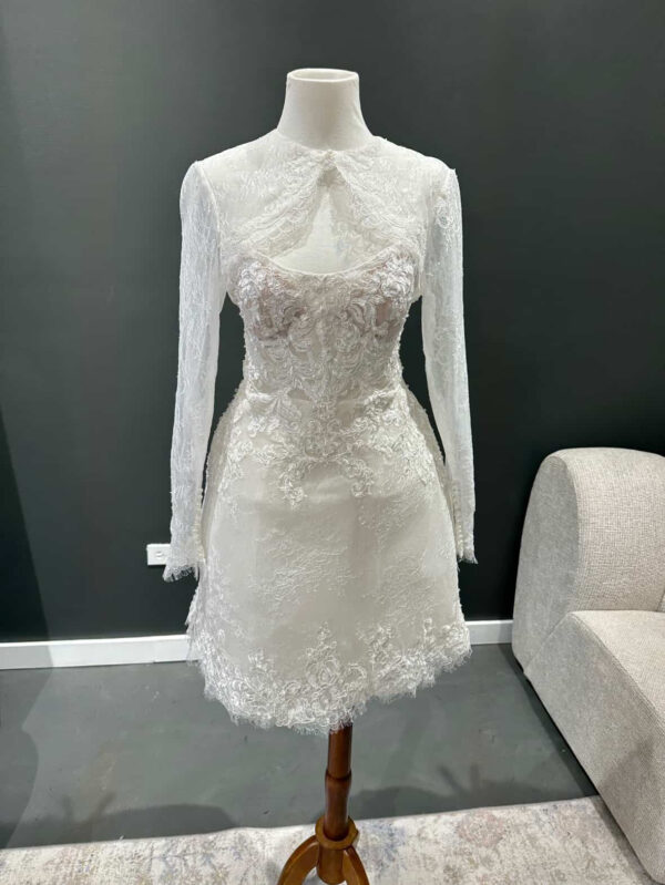 Maddie Bridal Party Dress & Bolero - Image 2