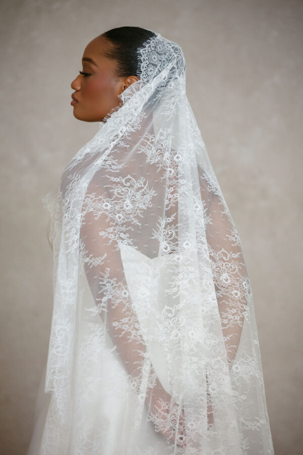 All Over Lace Mantilla Veil
